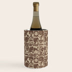 Nature Blocks - walnut brown Wine Chiller Gallery Image 2