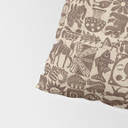 Nature Blocks - walnut brown Pillow Sham Gallery Image 4