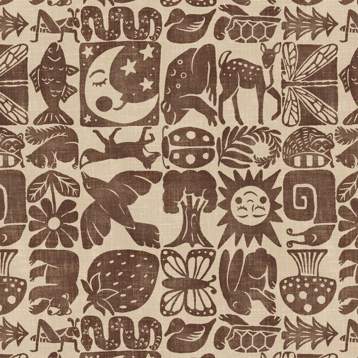 Nature Blocks - walnut brown Coffee Mug Gallery Image 2