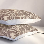Nature Blocks - walnut brown Pillow Sham Gallery Image 3