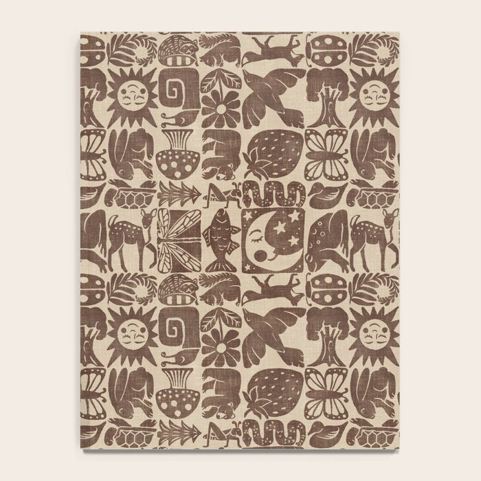 Nature Blocks - walnut brown Notebook Gallery Image 4