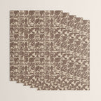 Nature Blocks - walnut brown Wrapping Paper Gallery Image 3