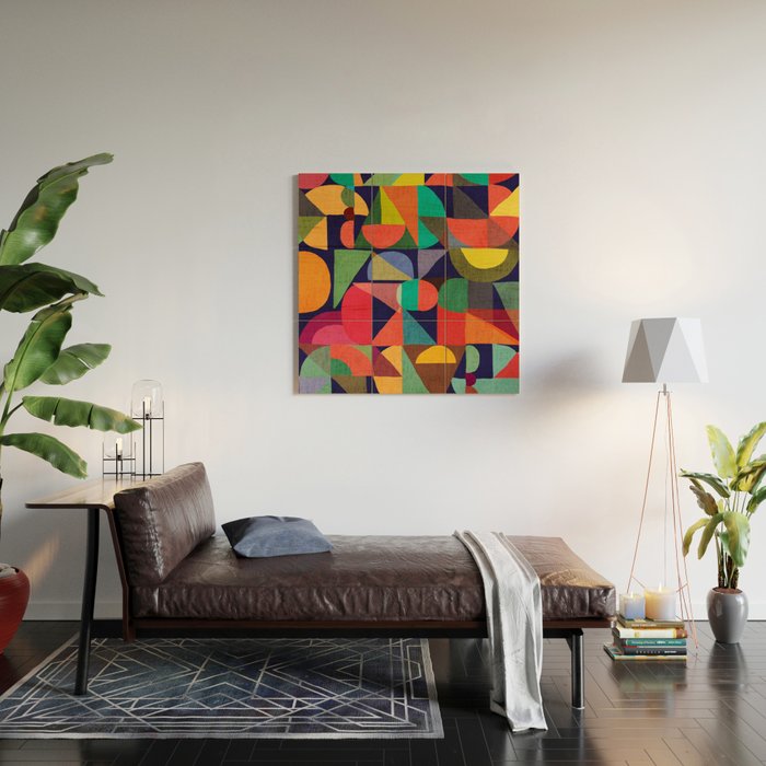 Color Blocks Wood Wall Art Gallery Image 2