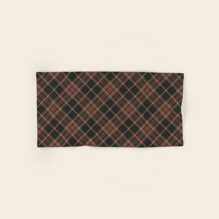 brune tartan Bath Towel Gallery Image 1