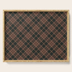 brune tartan Serving Tray Gallery Image 1