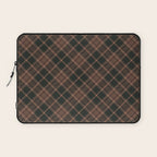 brune tartan Laptop Sleeve Gallery Image 1