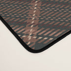 brune tartan Desk Mat Gallery Image 4