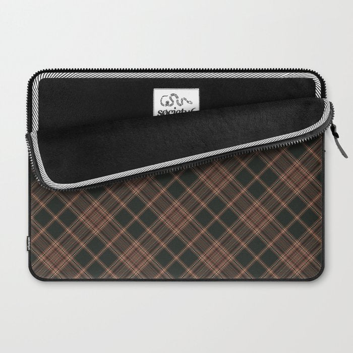 brune tartan Laptop Sleeve Gallery Image 2