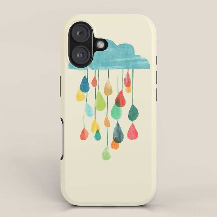 cloudy with a chance of rainbow iPhone Case Gallery Image 1