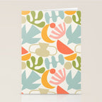Colorful abstract nature organic shape pattern  Stationery Card Gallery Image 2