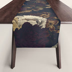 Dutch Vintage Midnight Flower Garden  Table Runner Gallery Image 1