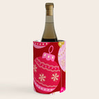 Pink Christmas Decorations Retro Baubles Wine Chiller Gallery Image 3