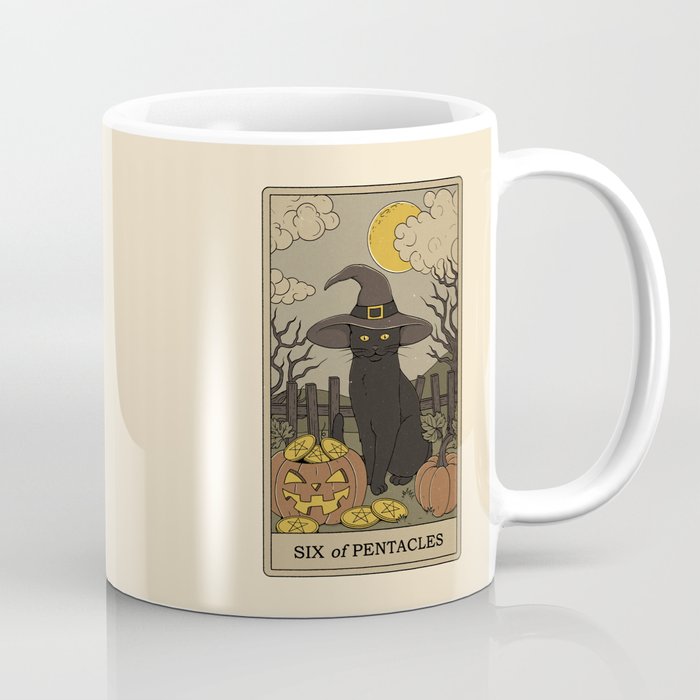 Six of Pentacles Coffee Mug Gallery Image 1
