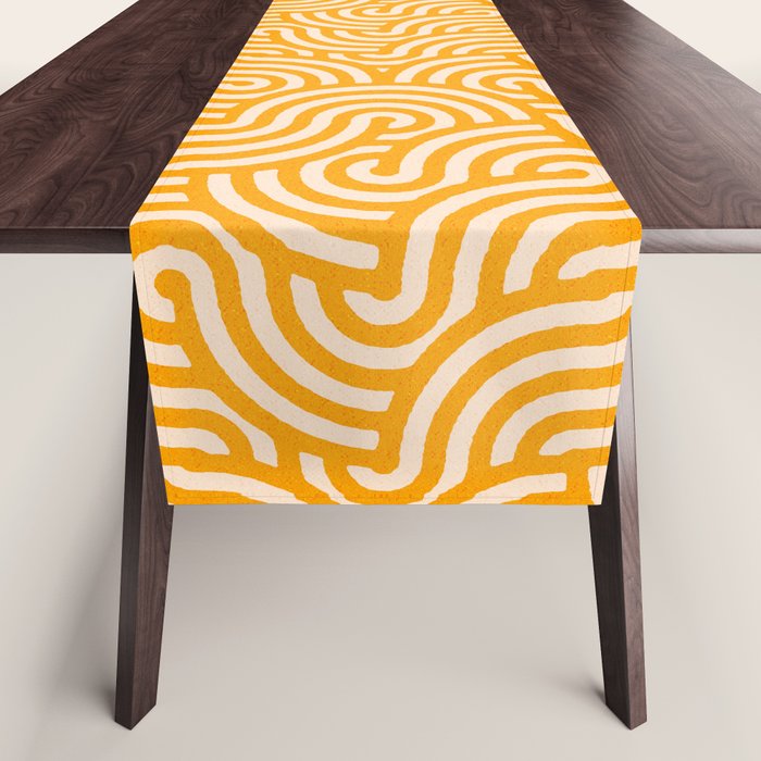SWIRL Honey and Oat Table Runner Gallery Image 1