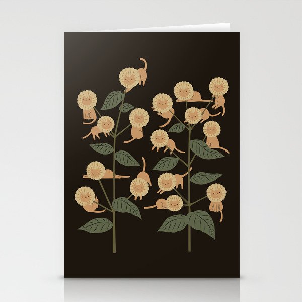 Cat and Plant 7: Catmouflage 2 Stationery Card Gallery Image 2