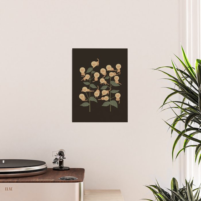Cat and Plant 7: Catmouflage 2 Poster Gallery Image 2