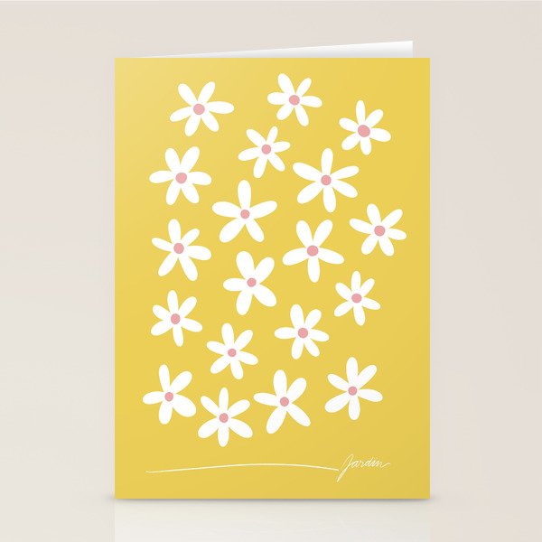 Daisies -- Yellow Stationery Card Gallery Image 1