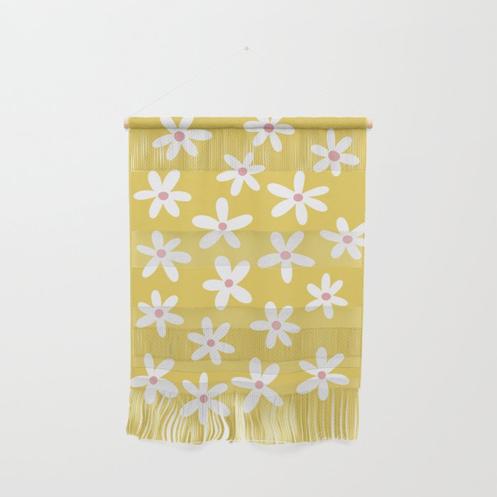Daisies -- Yellow Wall Hanging Gallery Image 1