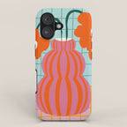 Colorful clay blooms iPhone Case Gallery Image 1