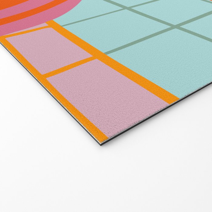 Colorful clay blooms Welcome Mat Gallery Image 2