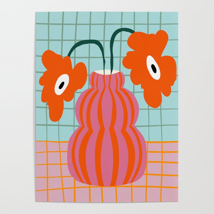 Colorful clay blooms Poster Gallery Image 4