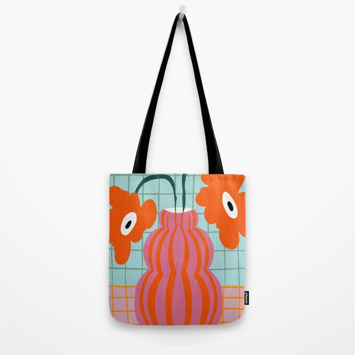 Colorful clay blooms Tote Bag Gallery Image 2