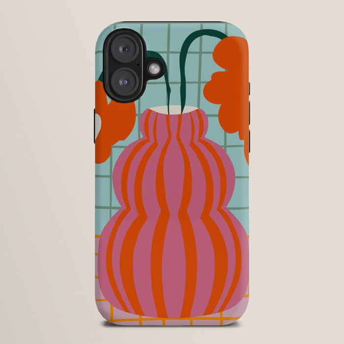Colorful clay blooms iPhone Case Gallery Image 10