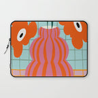 Colorful clay blooms Laptop Sleeve Gallery Image 1