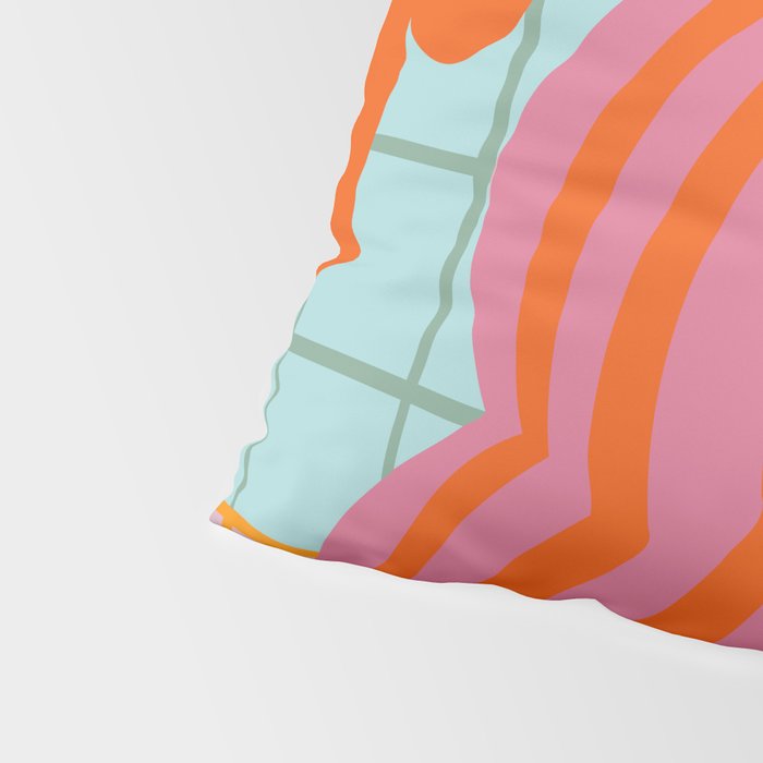 Colorful clay blooms Pillow Sham Gallery Image 4