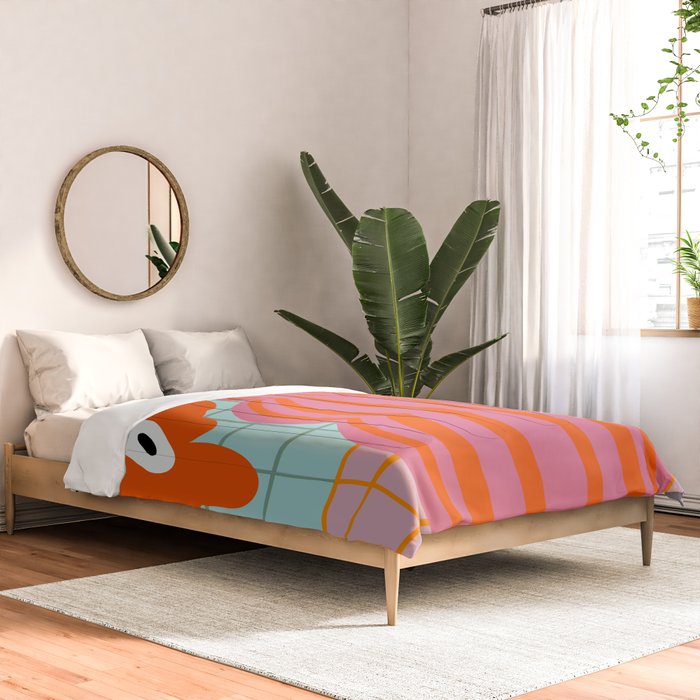 Colorful clay blooms Comforter Gallery Image 2
