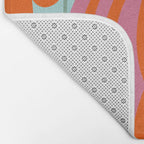 Colorful clay blooms Bath Mat Gallery Image 2