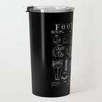 American Football Old Vintage Patent Drawing Print Travel Mug Gallery Image 3