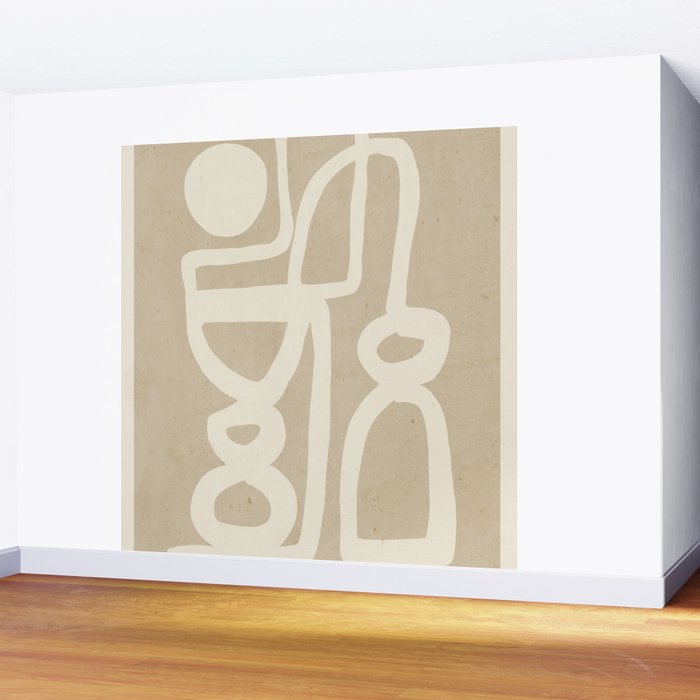 Abstract Minimal Shapes 78 Wall Mural Gallery Image 2