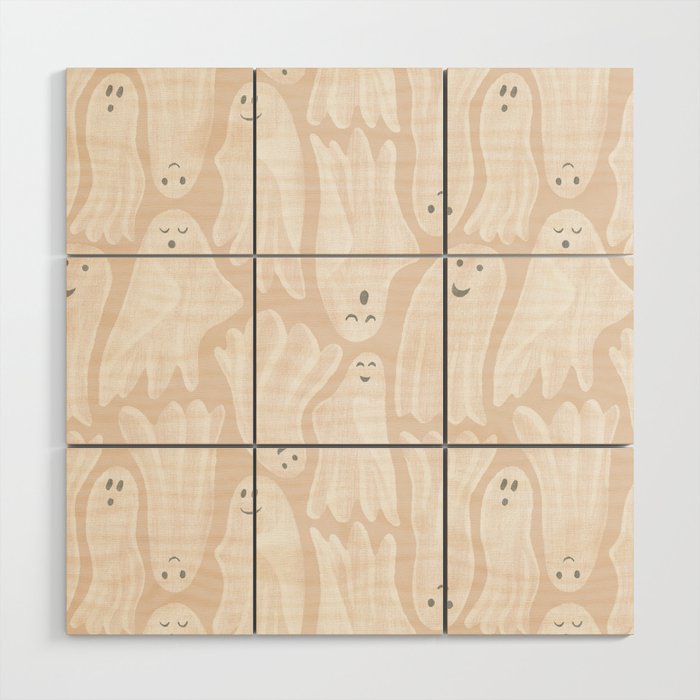 Gossamer Ghosts - blush neutral  Wood Wall Art Gallery Image 1