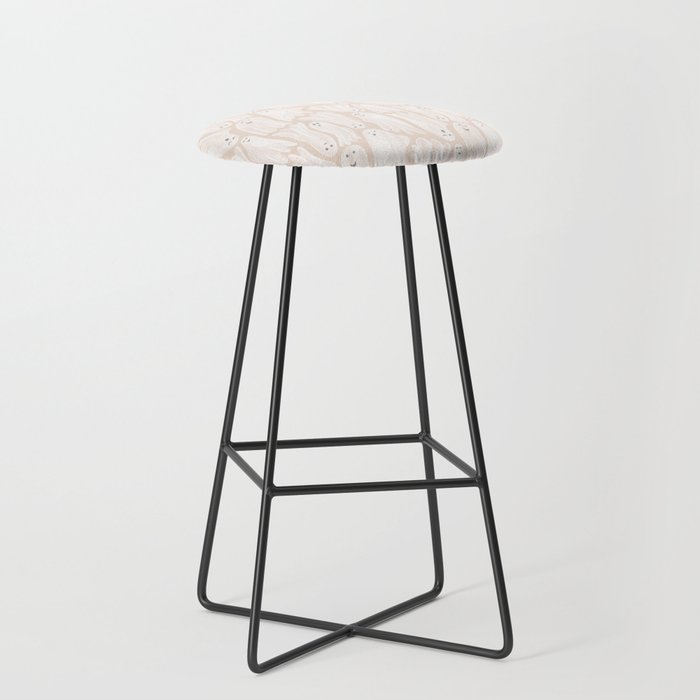 Gossamer Ghosts - blush neutral  Stool Gallery Image 1