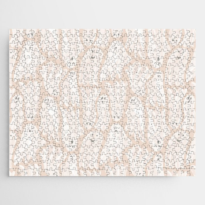 Gossamer Ghosts - blush neutral  Jigsaw Puzzle