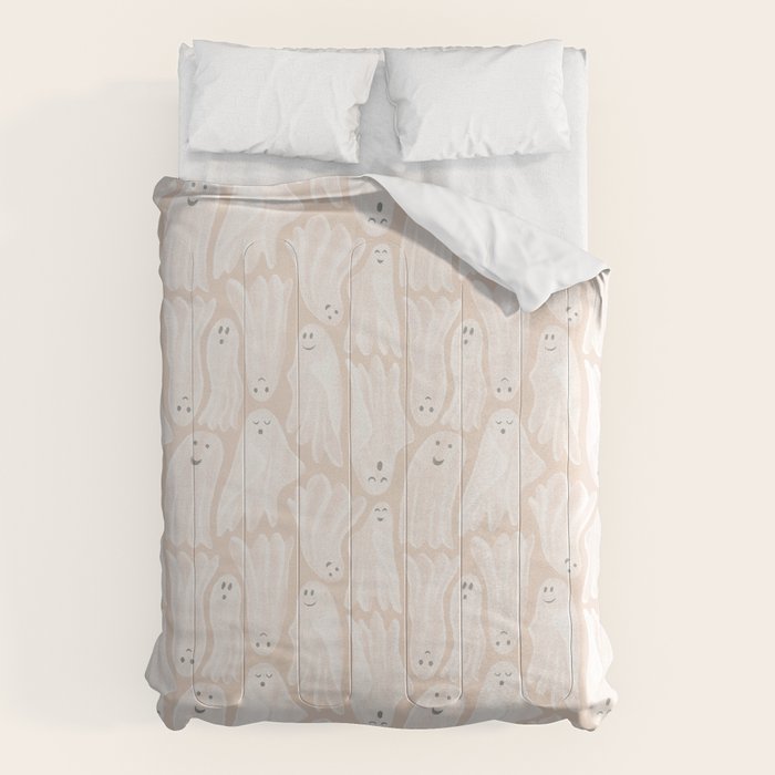 Gossamer Ghosts - blush neutral  Comforter Gallery Image 6