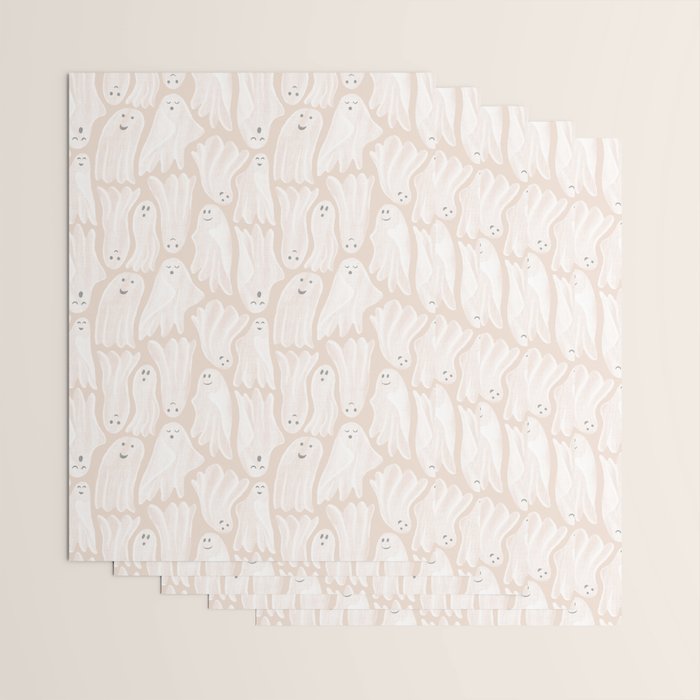 Gossamer Ghosts - blush neutral  Wrapping Paper Gallery Image 3