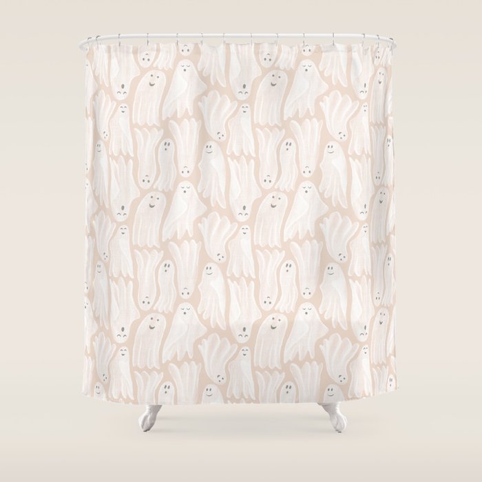 Gossamer Ghosts - blush neutral  Shower Curtain Gallery Image 1