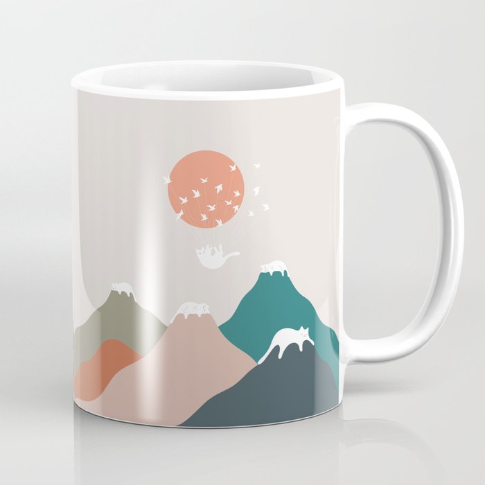 Cat Landscape 193 Coffee Mug Gallery Image 1