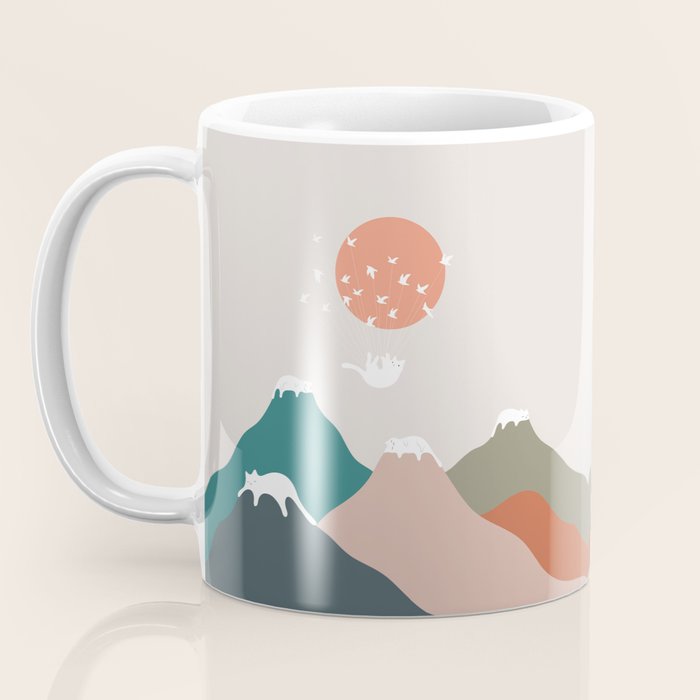 Cat Landscape 193 Coffee Mug Gallery Image 3