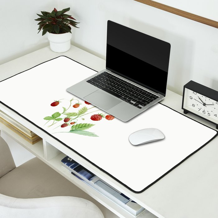 Wild Strawberries Desk Mat Gallery Image 2