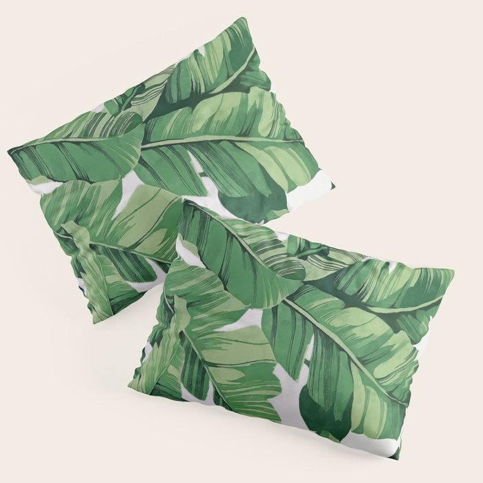 Tropical banana leaves VI Pillow Sham Gallery Image 3