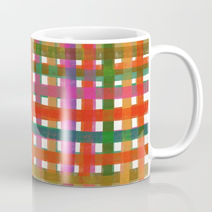Colorful Plaid #3 Coffee Mug Gallery Image 1