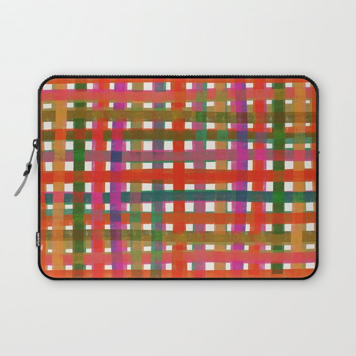 Colorful Plaid #3 Laptop Sleeve Gallery Image 1