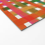 Colorful Plaid #3 Welcome Mat Gallery Image 2