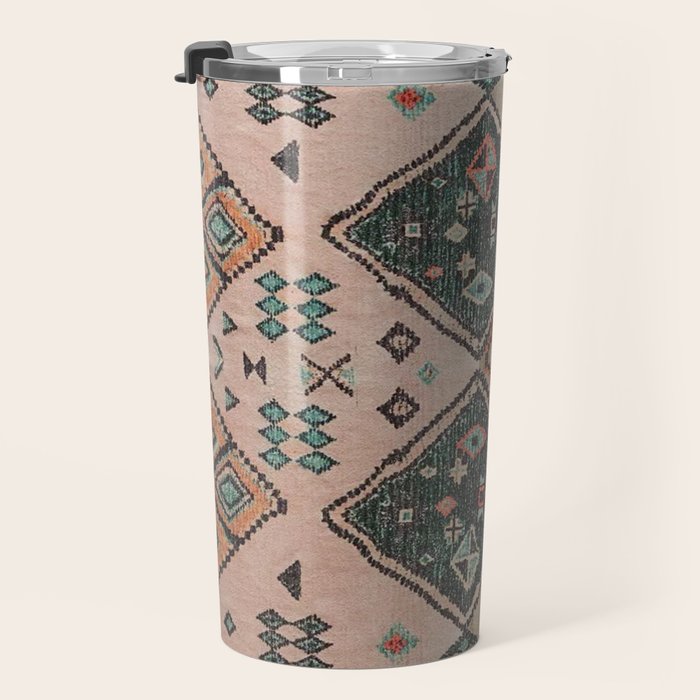 Moroccan Berber Traditional Rug Design Travel Mug Gallery Image 3