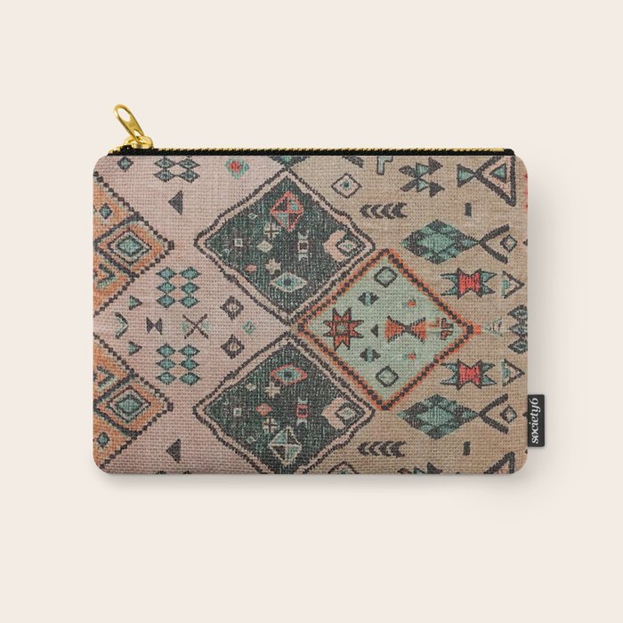 Moroccan Berber Traditional Rug Design Carry All Pouch Gallery Image 1