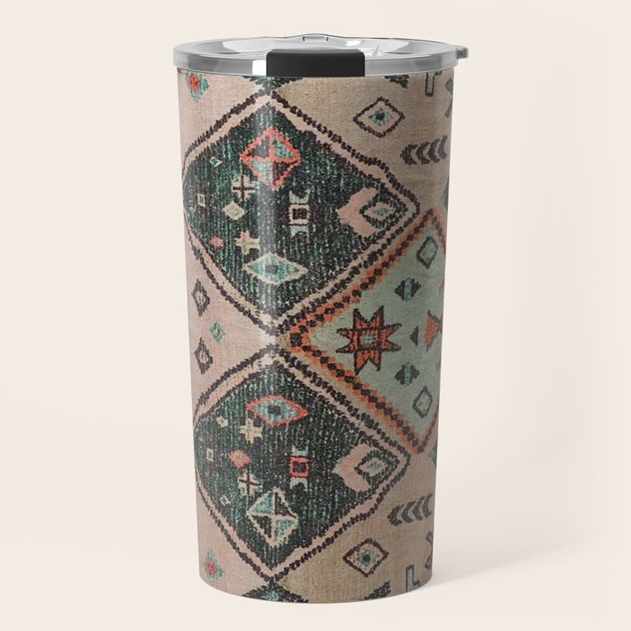 Moroccan Berber Traditional Rug Design Travel Mug Gallery Image 1