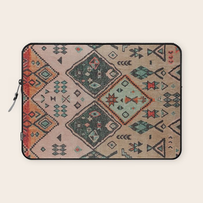 Moroccan Berber Traditional Rug Design Laptop Sleeve Gallery Image 1